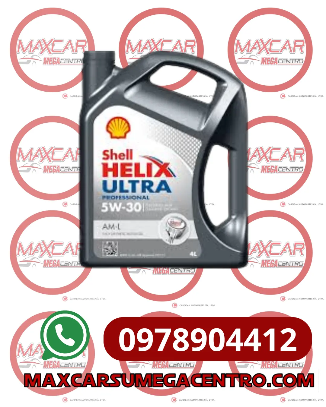 L.5W30 Shell Helix Ultra Proffesional Galon 4L 1