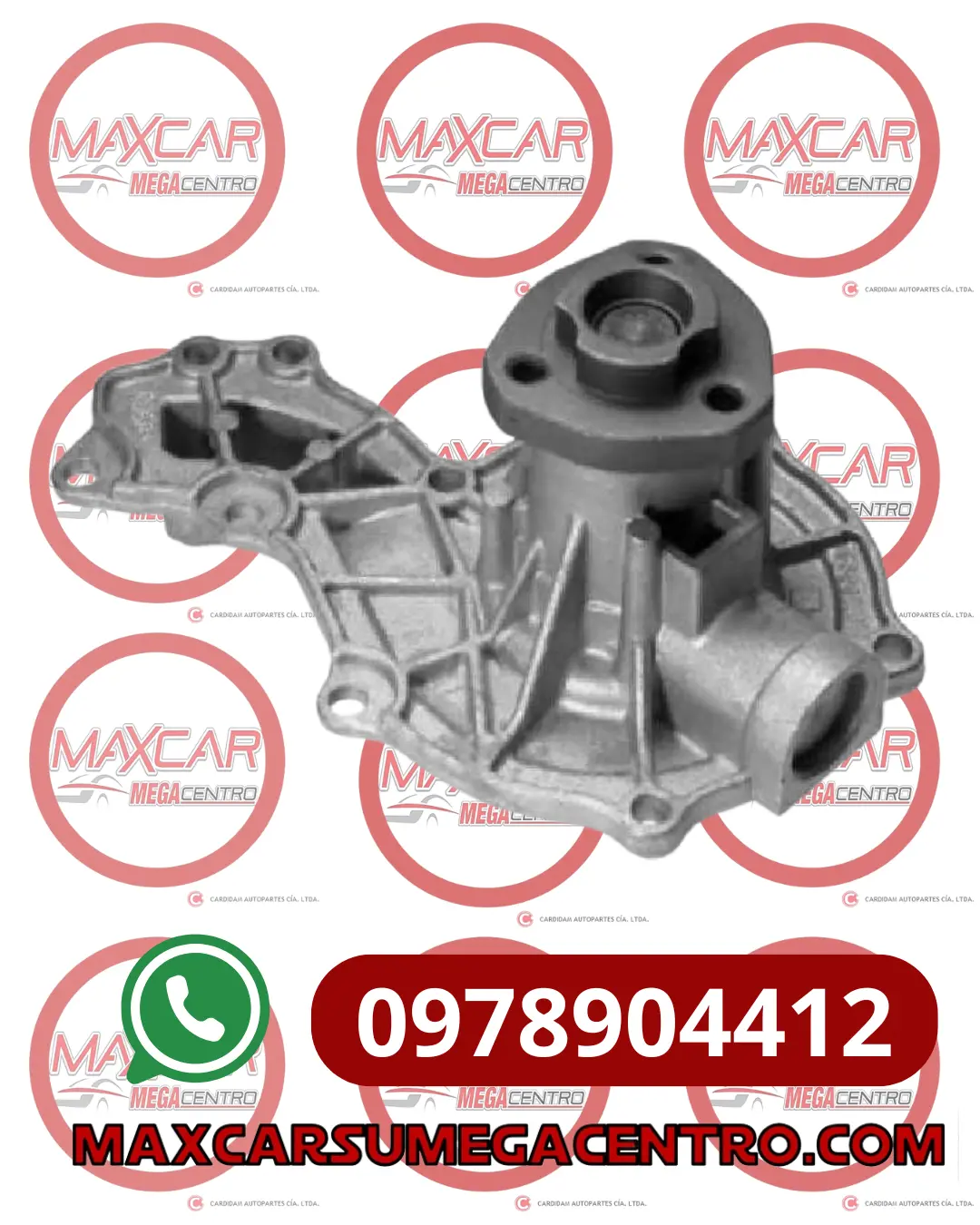 Boa.Gwvw07 Bomba Agua Nakata Nkba07627 Vw Gol 1.6 1.8 2.0 Santana 1.8 2.0 1
