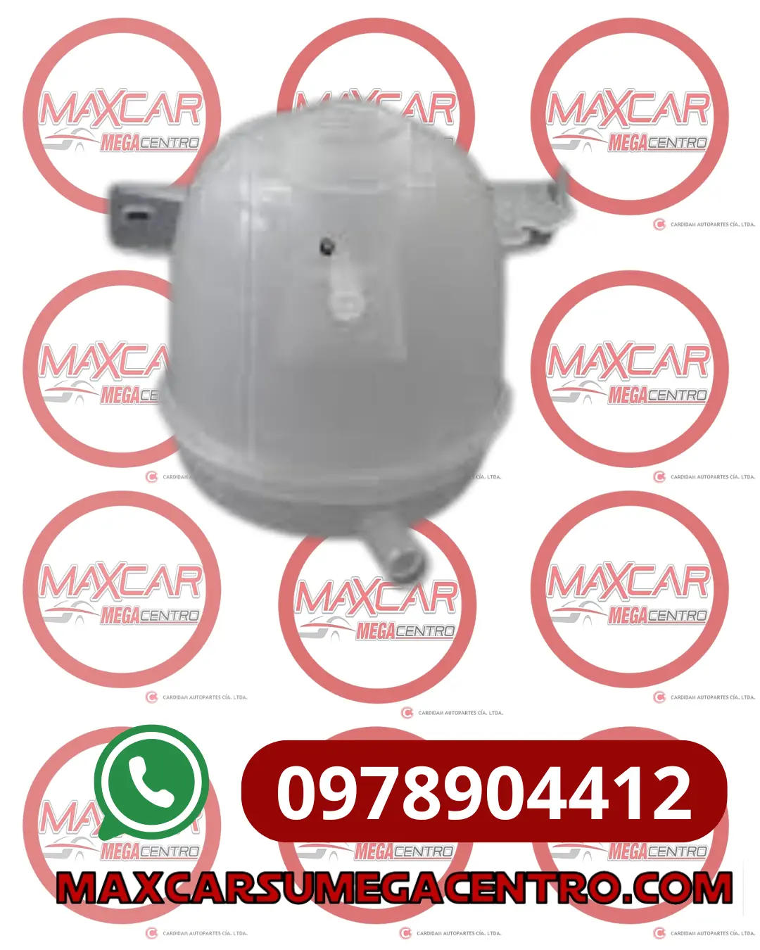 Res.15447 Reservorio Radiador Florio Logan 06- Sandero Clio 00- 1