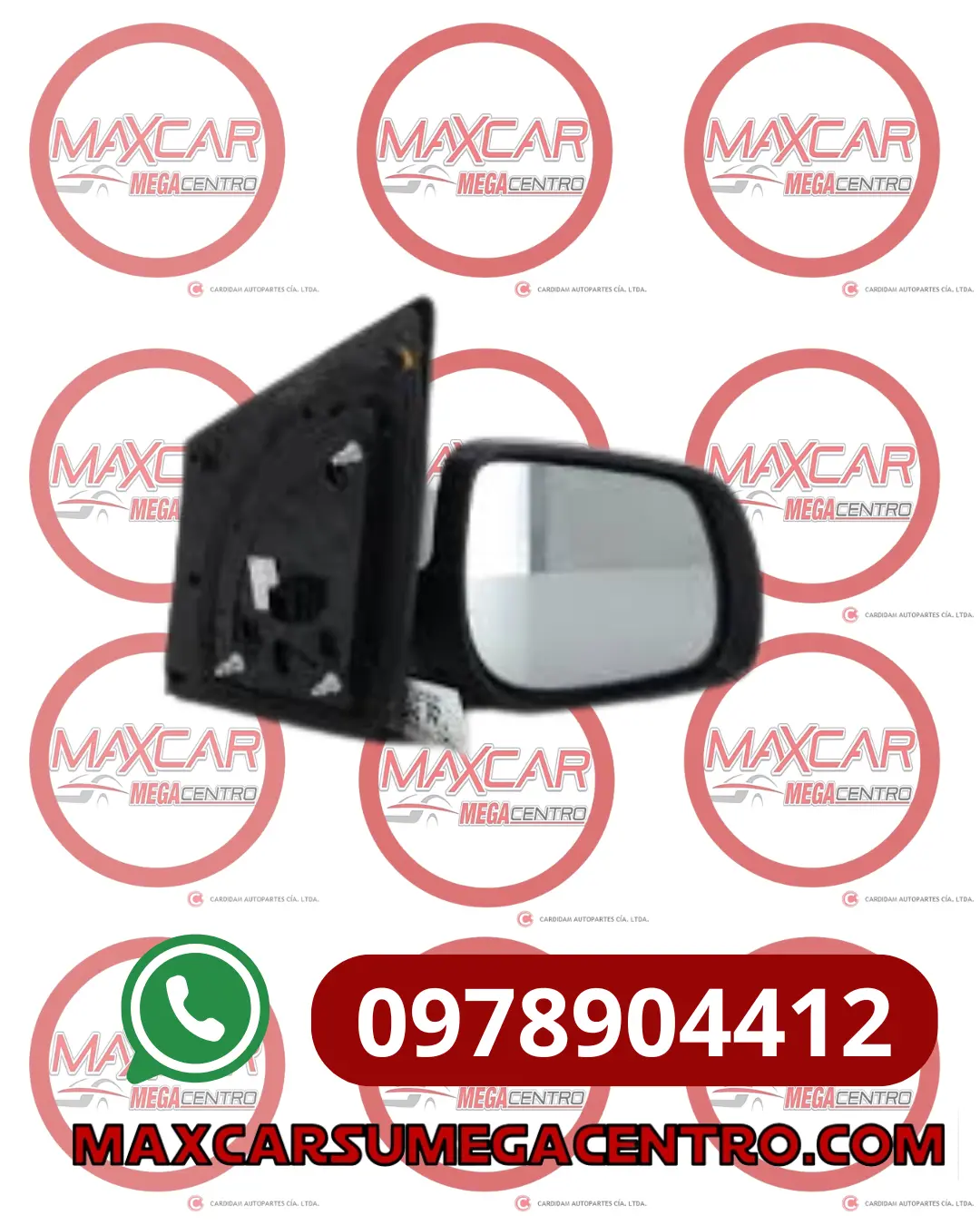 Esp.87620-G6100 Espejo Ext Electrico Krc  Picanto R 17- Rh Blanco 1
