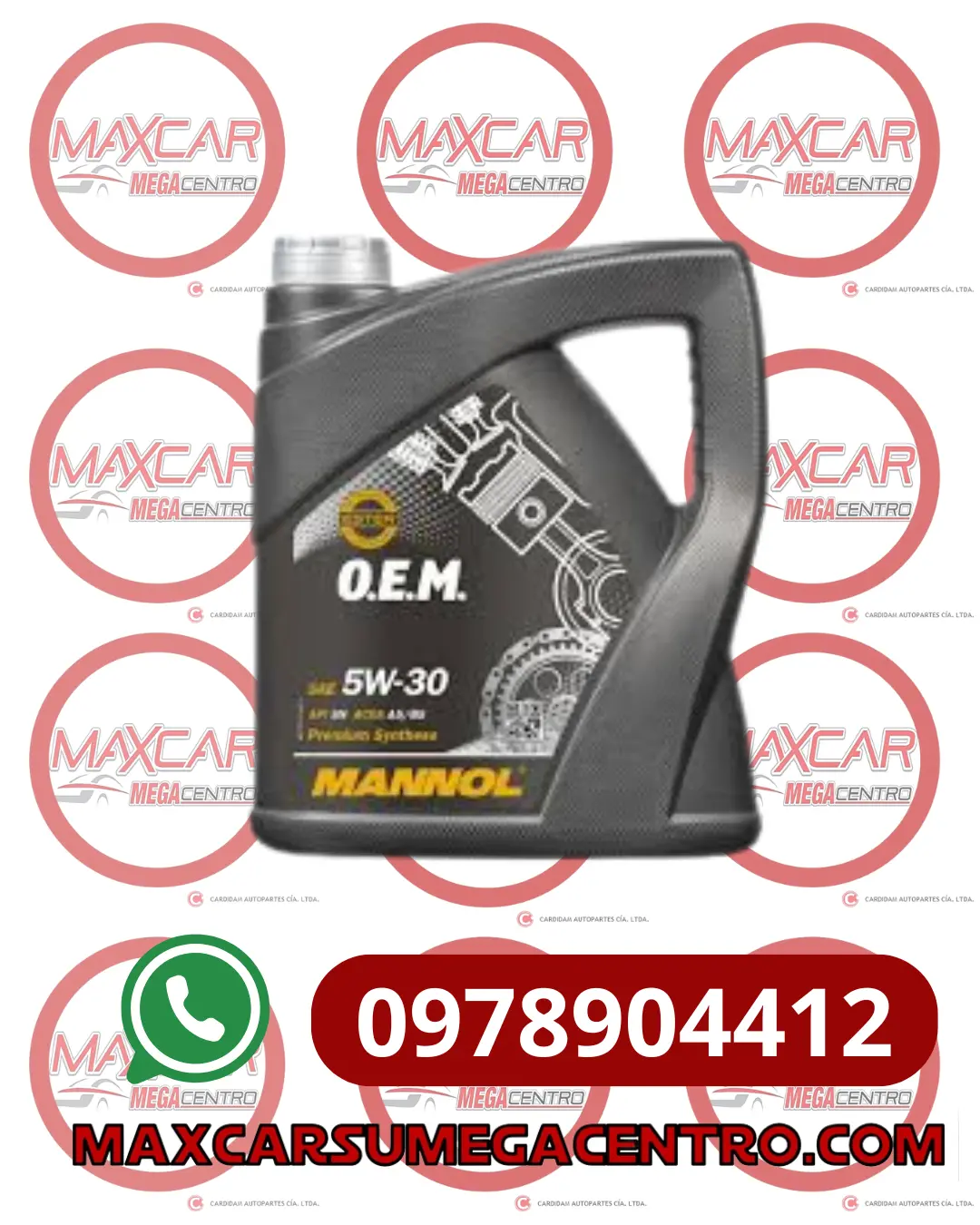 L.5W30 Mannol Galon Ford Volvo O.E.M 5Lt 7707 1