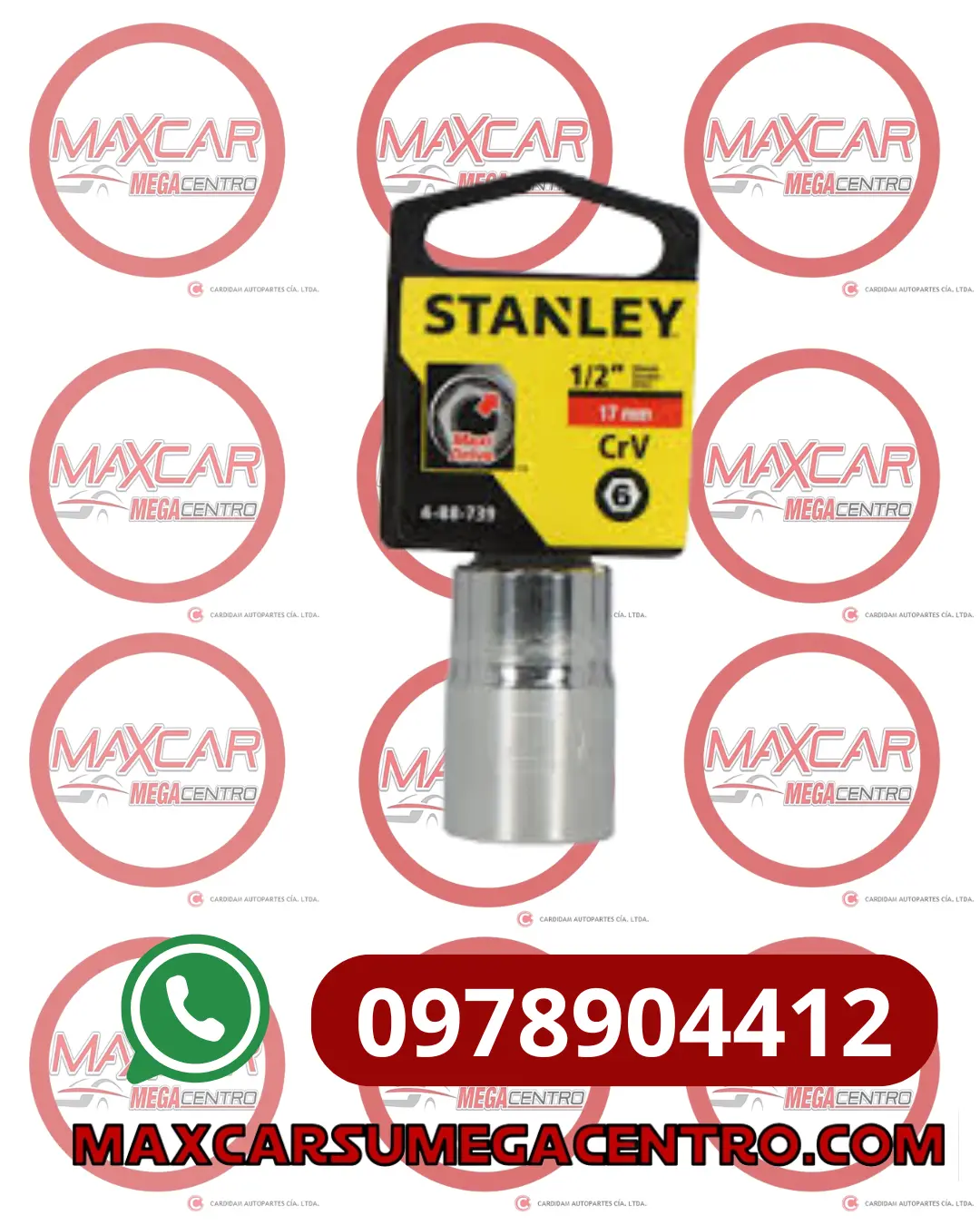 H.1/217 Dado Stanley 1/2 17Mm 6Lados (488739) 1