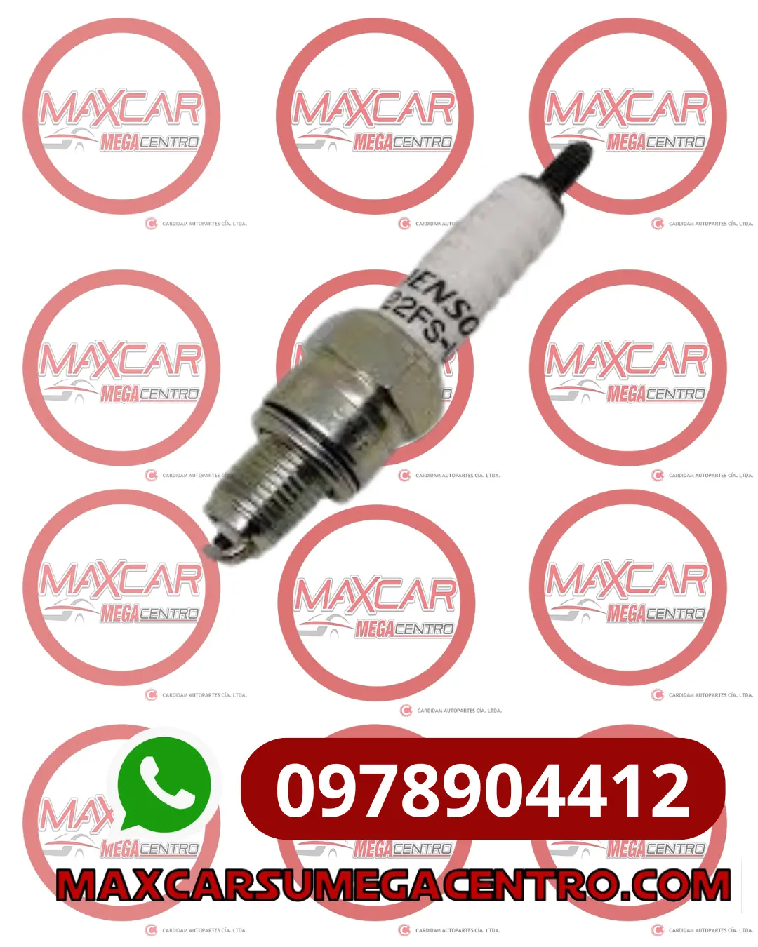 Buj.U22fsu Bujia Denso Motos Caballito Honda 50 60 80 100 200 Kawasaki 1