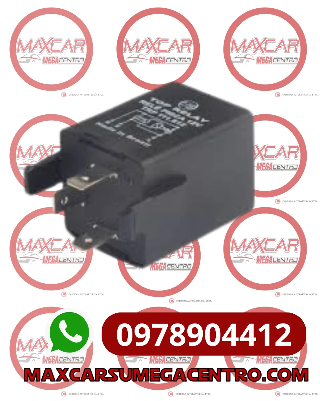 Fla.Flh005 Flasher Toprelay 12V 3P Con Seguro A Los Costados Hyundai Kia Mitsubishi - Trp111.812 1
