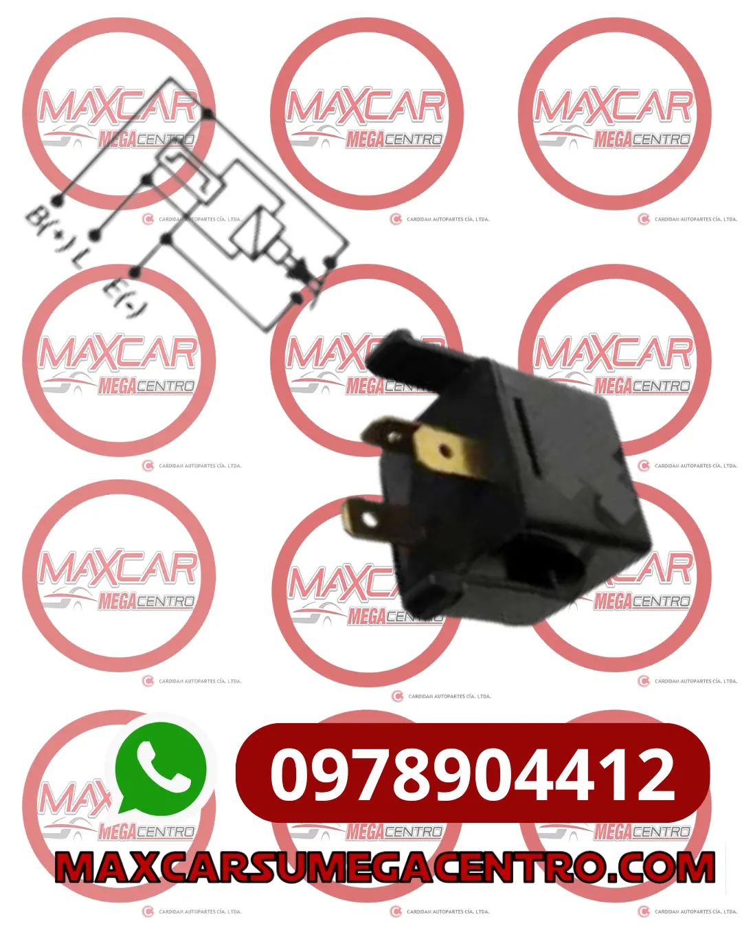 Fla.Flh037 Flasher Stark 12V 3P Mitsubishi L200 1