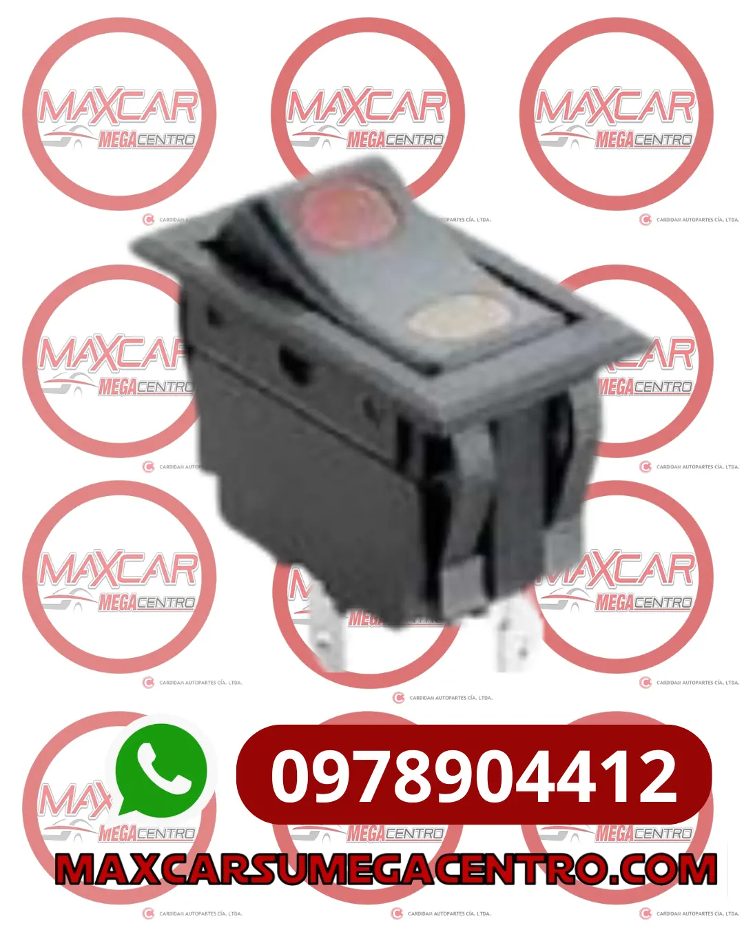 Sw.Sw315 Switch Stark Tecla 4P Term. Cruzados 12V 24V Buses Peru - Taiwan 1