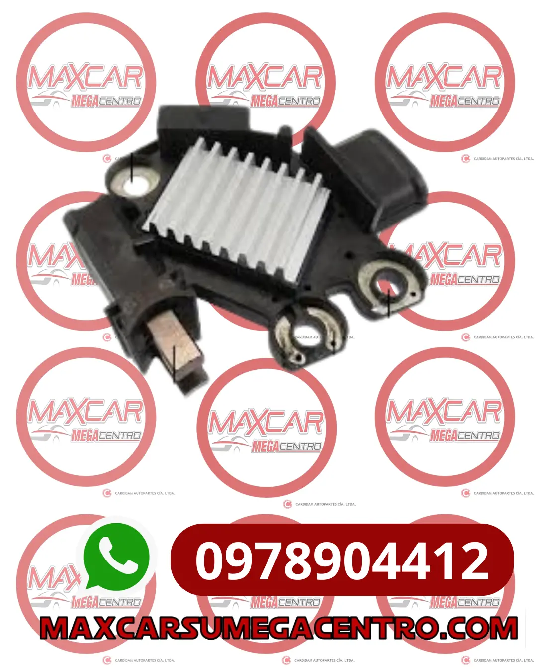 Reg.Ga912 Regulador Alternador Gaus I10 Picanto R 12- 12V (37300-04635 37300-2B910) 1