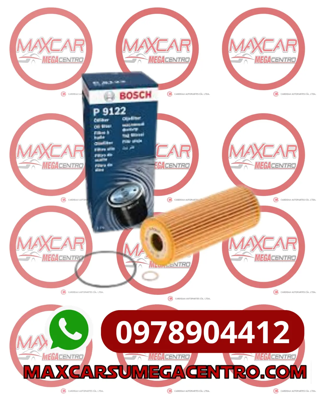 F.Eo2624 Filtro Aceite Bosch 1457429122 Sangyong Korando Sprinter (P843 Hu727/1X E142hd21) 1