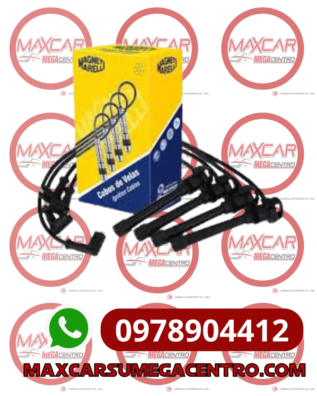 Cb.Cvmt0202 Cable Bujias Magneti Fiat Palio Fire 16V 1.3 1