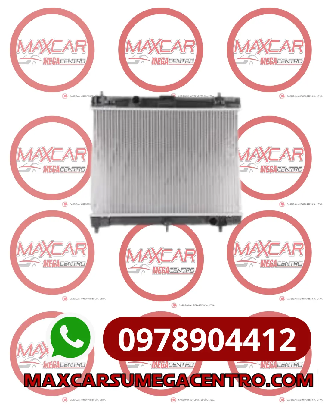 Rad.12388 Radiador Polar Yaris 1.3 1.5 2006-2014  T/M 16Mm 1