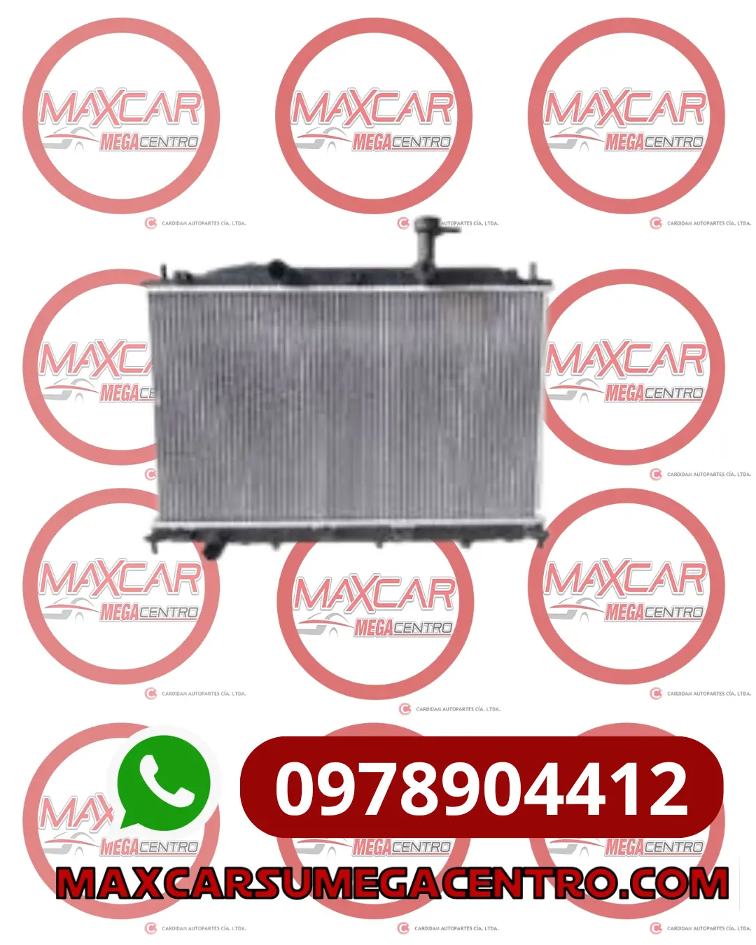 Rad.23093 Radiador Polar Xcite 1.4 1.6 06-11 T/M 16Mm 1