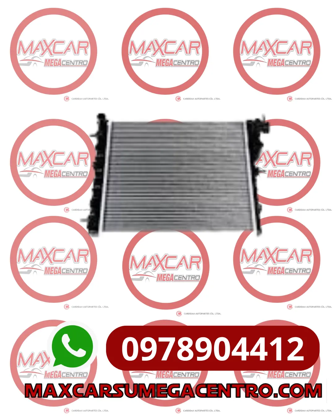 Rad.43019 Radiador Polar Logan 1.6 06-15 Tomas Cruzadas S/Ac T/M 16Mm 1