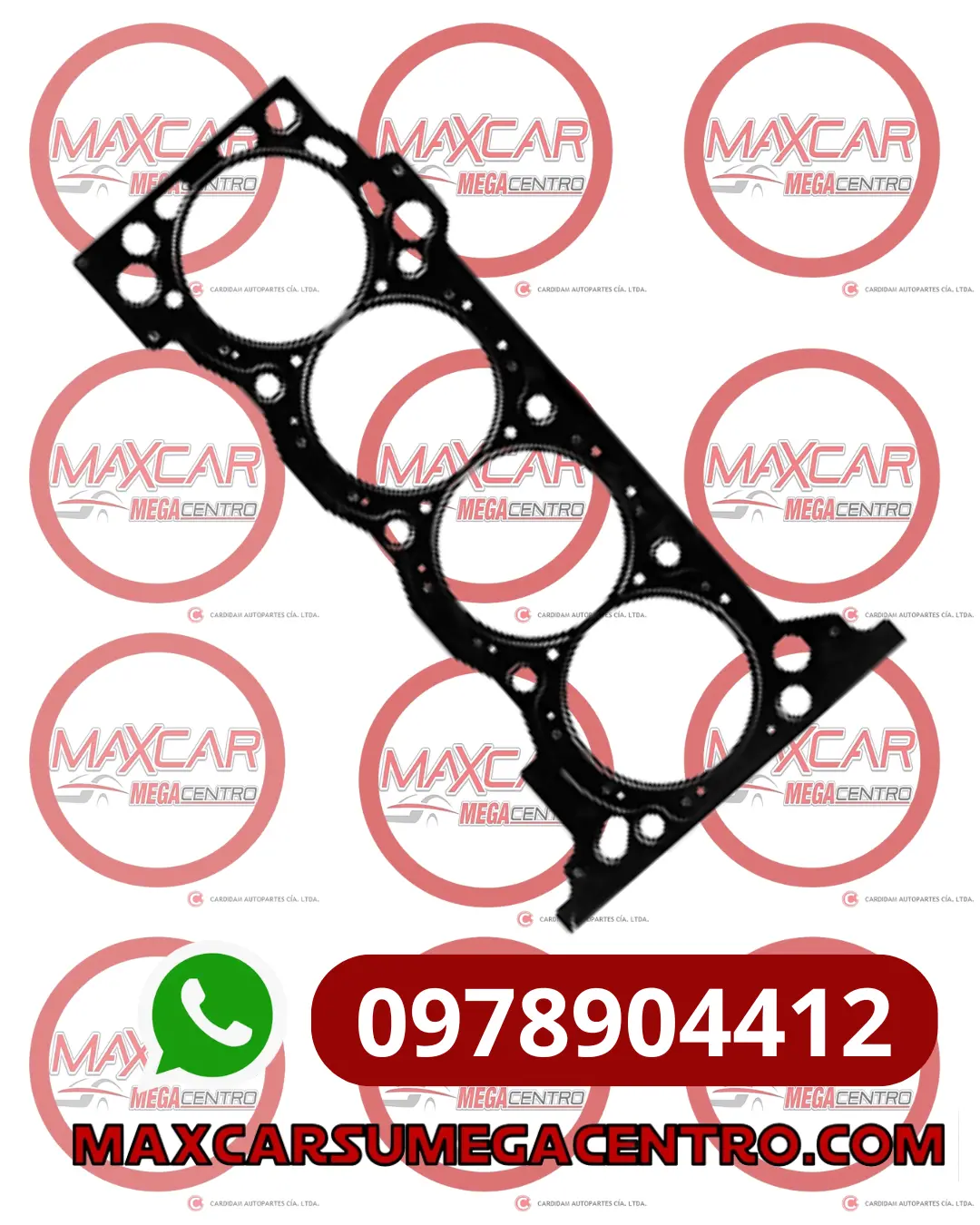 Eca.Ch95360mls Empaque Cabezote Pevisa Hilux Vigo 2.7 06-15 2Trfe Fortuner  Metal 1