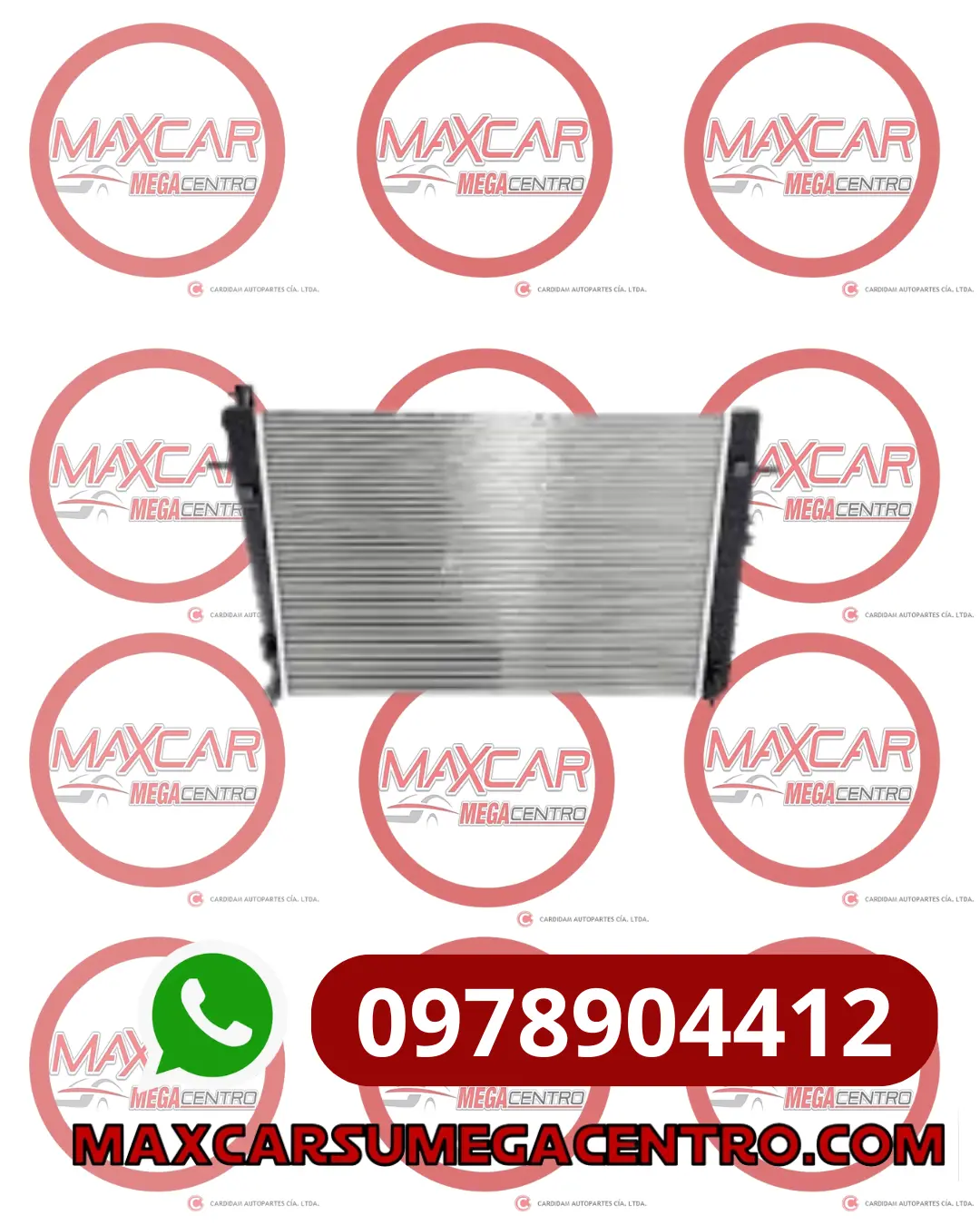 Rad.21206 Radiador Polar Tucson 2.0 05-10 Sportage Active Gas T/M Pata Corta 16Mm 1