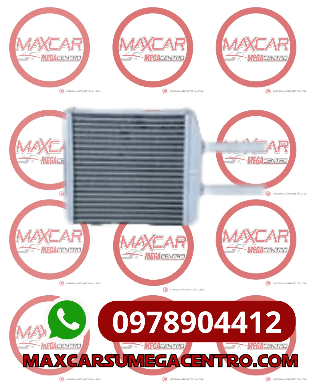 Rad.96591590 Radiador Calefaccion Allparts Spark 06-14 6284001 1