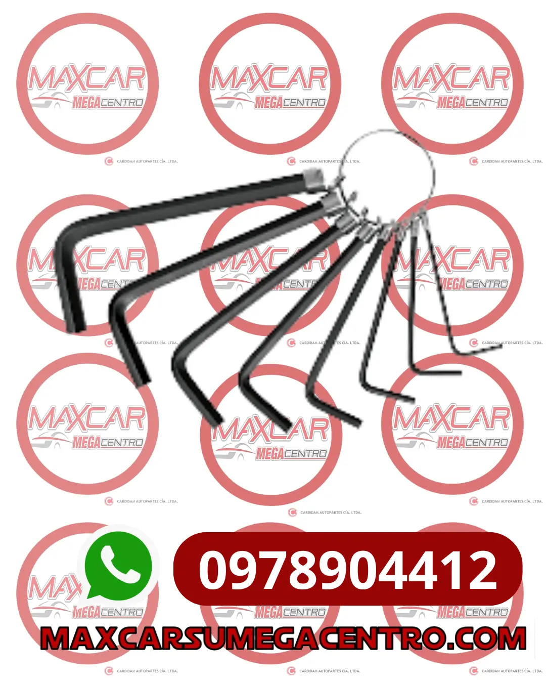 H.550159 Jgo 8Pzs Llaves Allen Mm Pretul 1