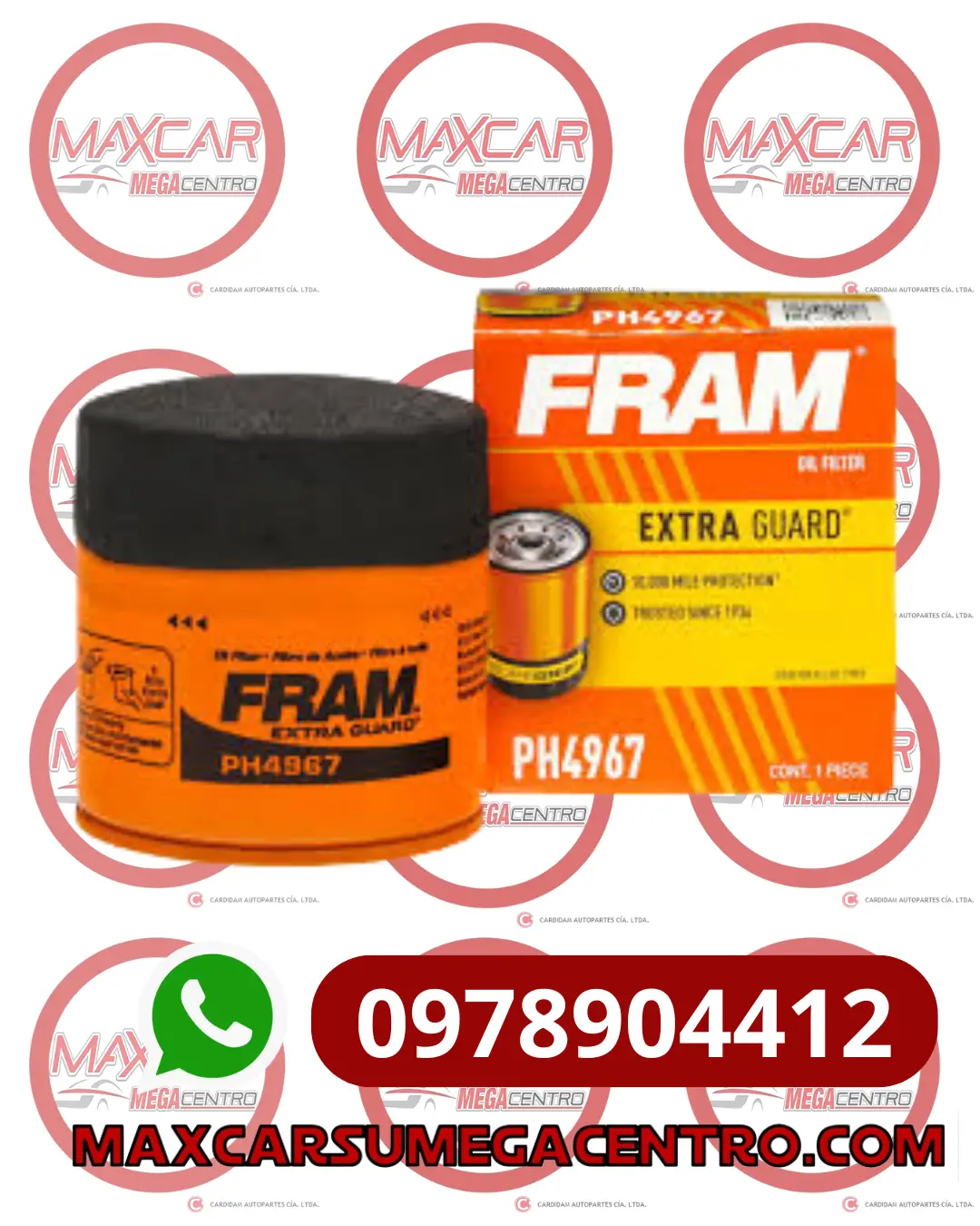 F.Ao4967 Filtro Aceite Fram Ph4967 Tough Guard 12000Km 1