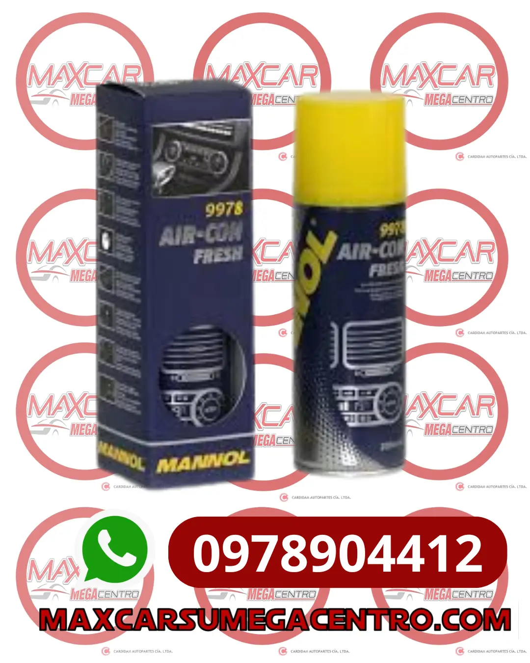 Lim.Ac Mannol Limpiador Sistema Aire Acondicionado Spray 200Ml 9978 1