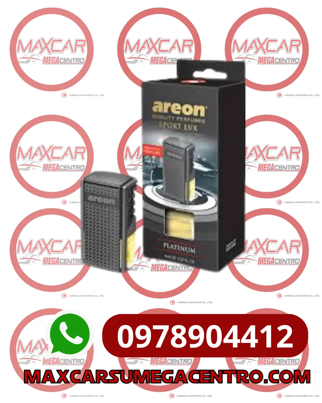 Amb.Acp03 Areon Car Platinum 8Ml Car Gold Silver Platinum 1