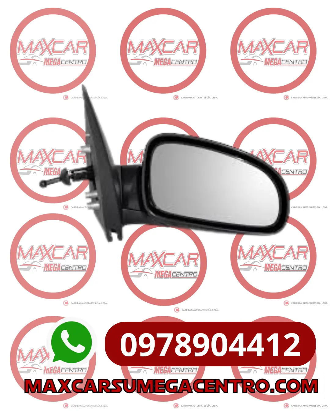Esp.96406190 Espejo Ext Manual Deifo Aveo 05- Chevytaxi 05- Aveo Family 05- Lh 1