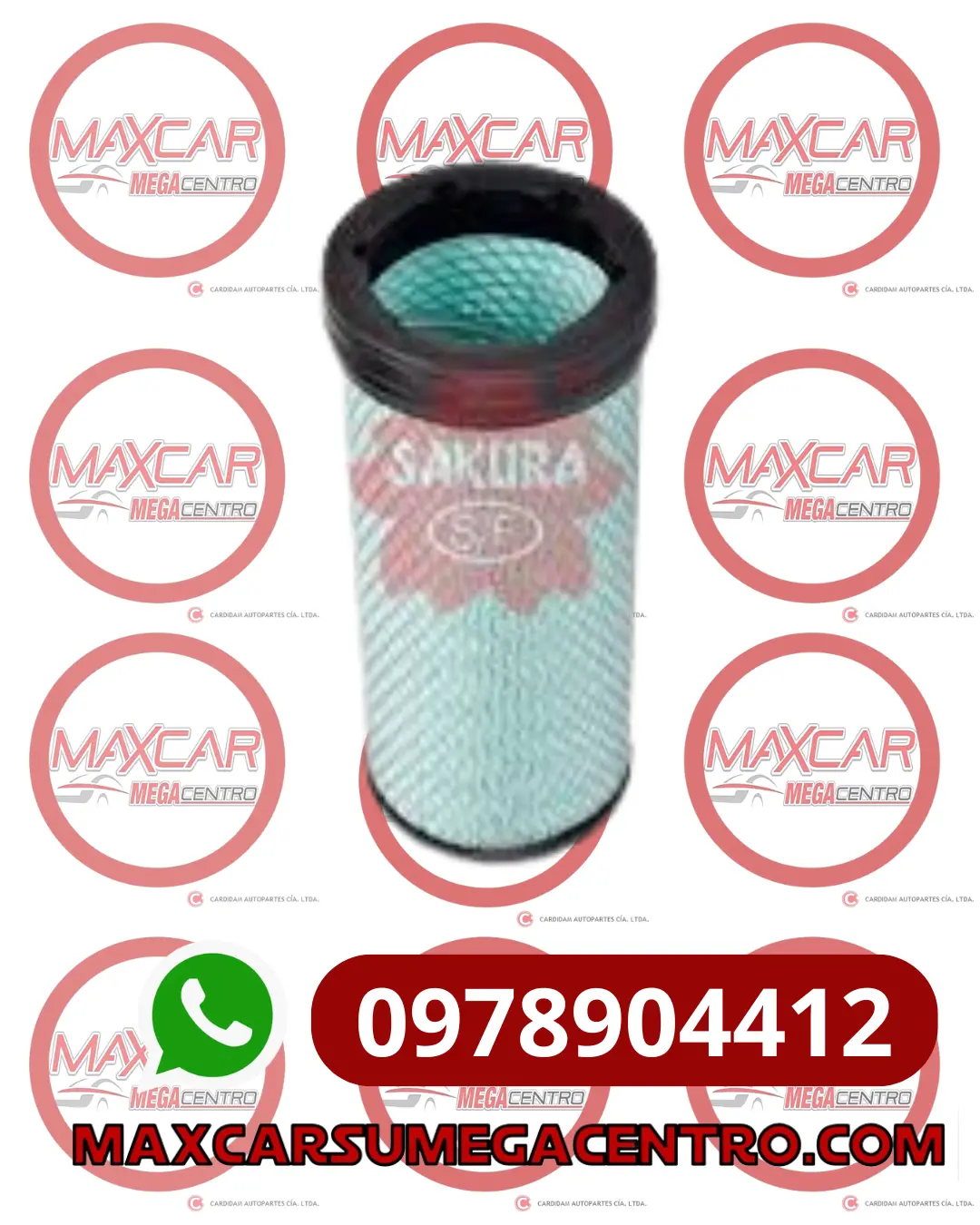 F.A5021 Filtro Aire Sakura Kodiak 7.0 Secundario (Af25215 Laf3585) 1