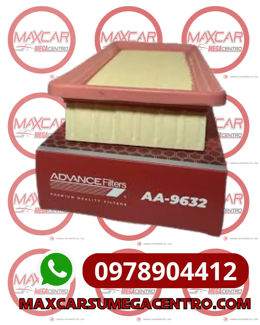 F.Aa9632 Filtro Aire Advance Getz 1.3 02- (Mk24086) 1