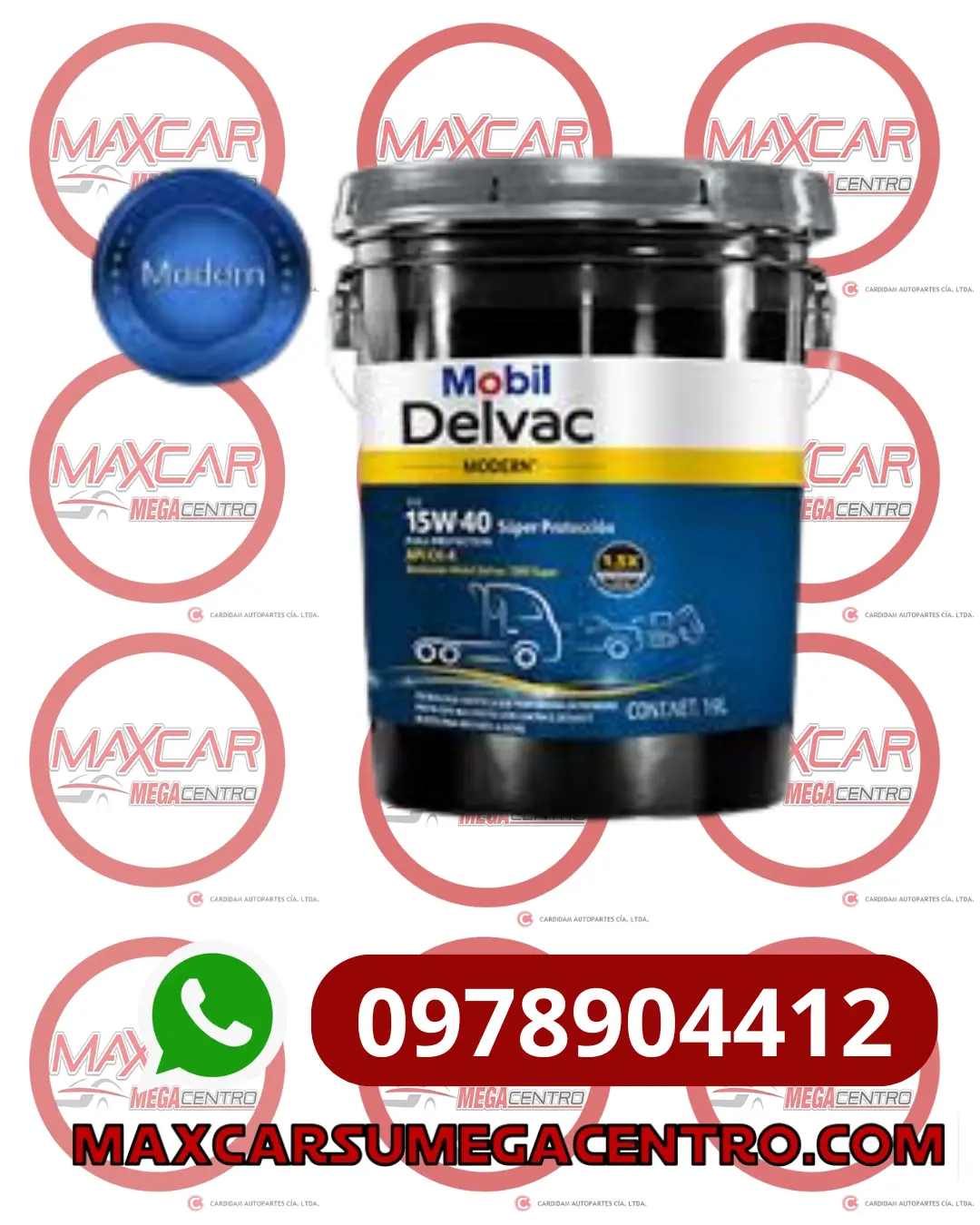 L.15W40 Mobil Modern Caneca 5Ga 15W40 Full Protection Semisintetico 1