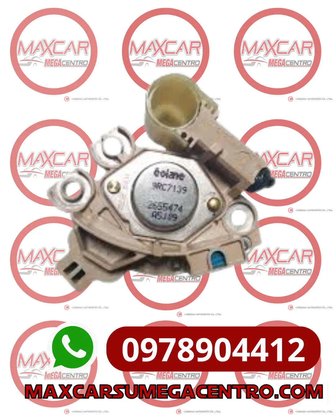 Reg.37370-22650 Regulador Alternador Onnuri Accent Xcite/Getz/Matrix/Tucson/Sportage 1
