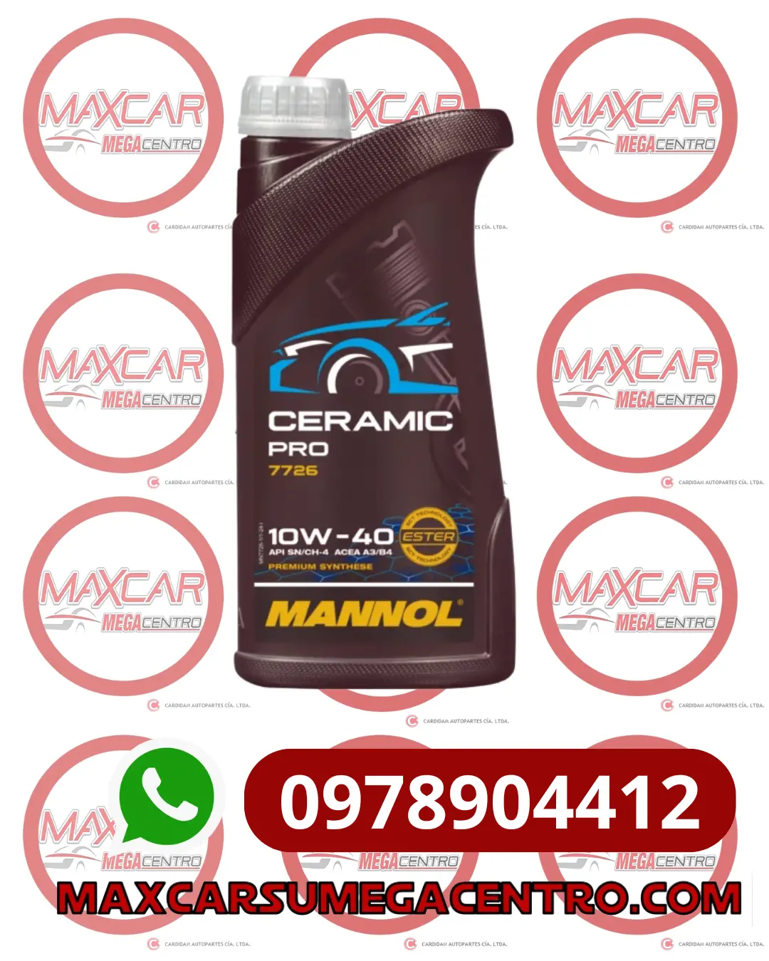 L.10W40 Mannol Galon Ceramic Pro 10W40 7726 1