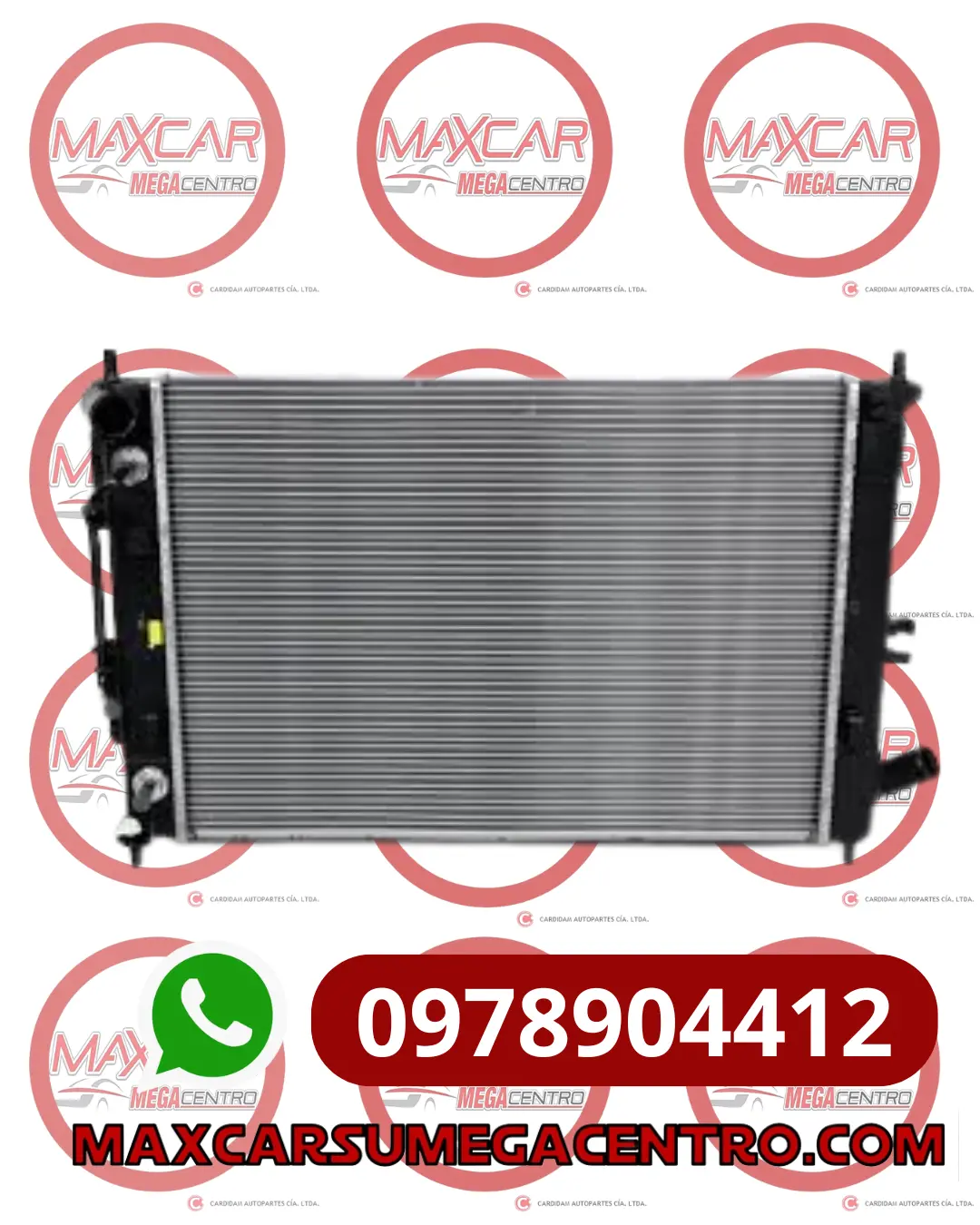 Rad.25310-3X650 Radiador Polar 21165T Creta 1.6 17-20 Cerato Koup  T/A 16Mm 1