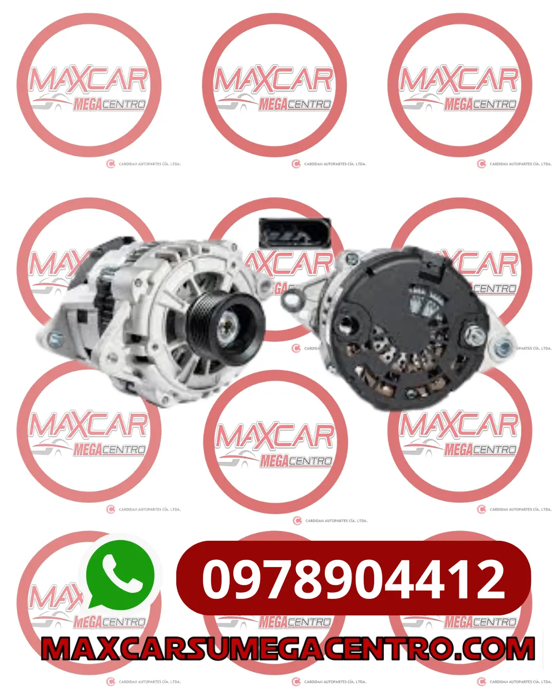Alternador Hoken 14.001.046.102 Aveo Todos V/Delco  (12V 85A  C/P  6C  3Pines) - Ah046102 1