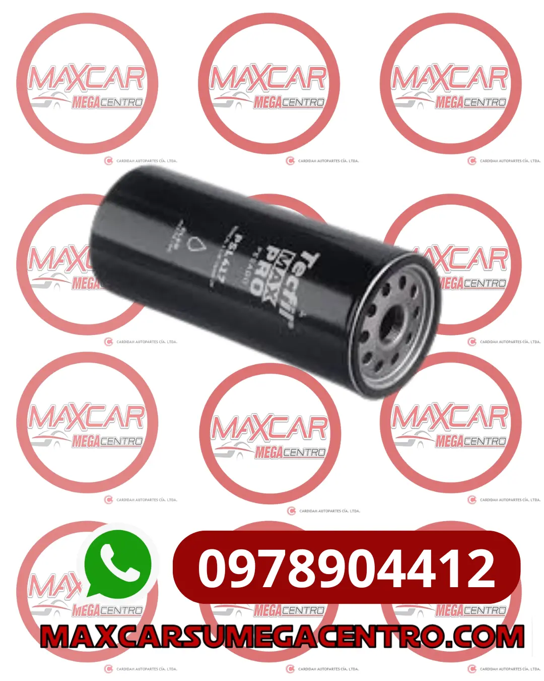 F.Ao667/1 Filtro Aceite Tecfil Psl417 Caterpillar Mack Scania 1