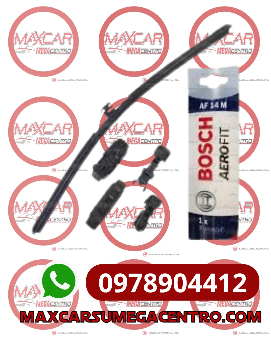 P.B14am Bosch Pluma Aerofit 14" Multiclip 3397016722 1