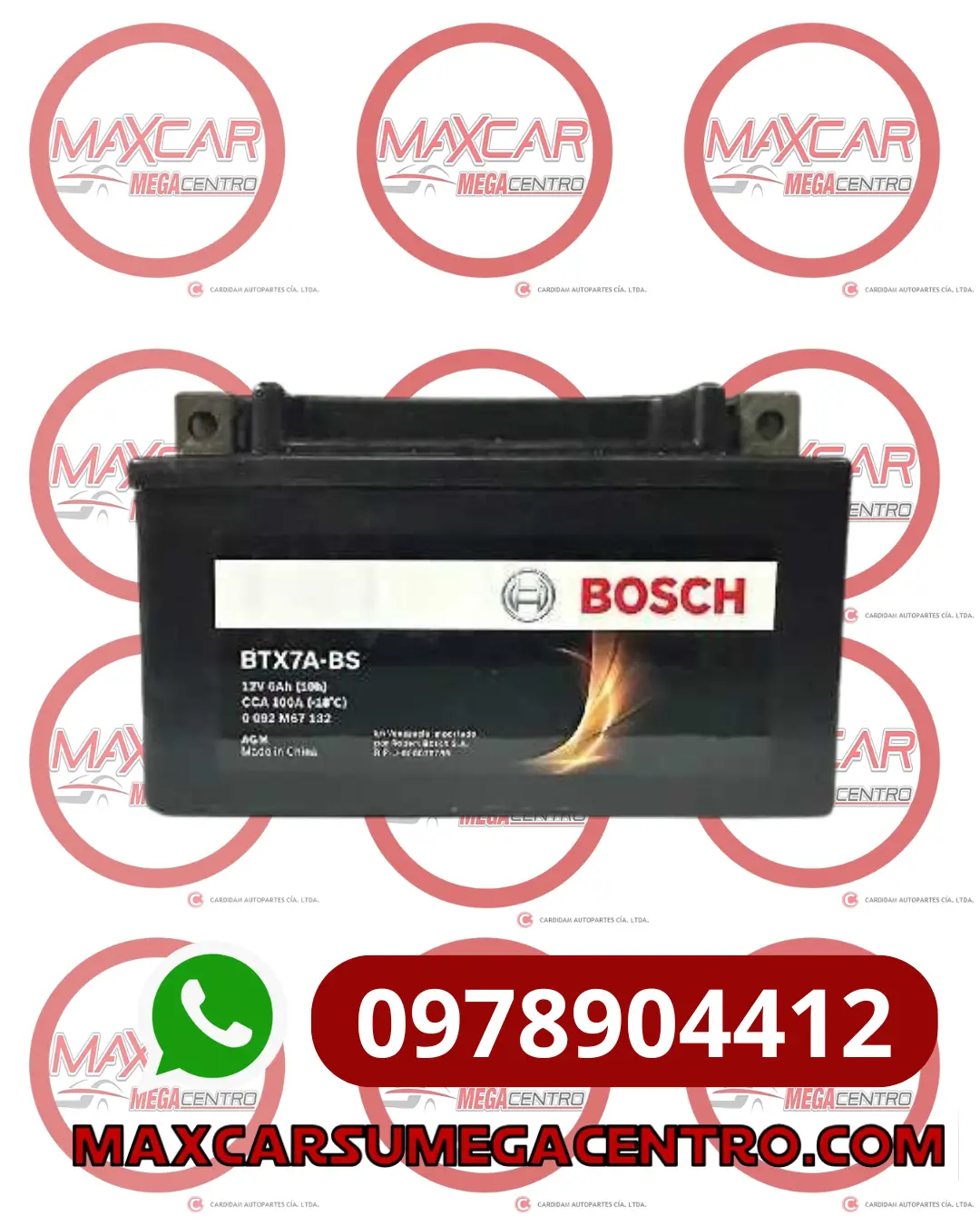 Bat.Ebx7a-Bs Bosch Bateria Moto Ebx7a-Bs Agm 1