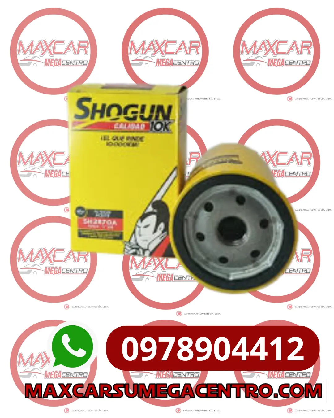 F.Ao2870 Filtro Aceite Shogun Sh2870 Vw Golf/Vigo 10K 1