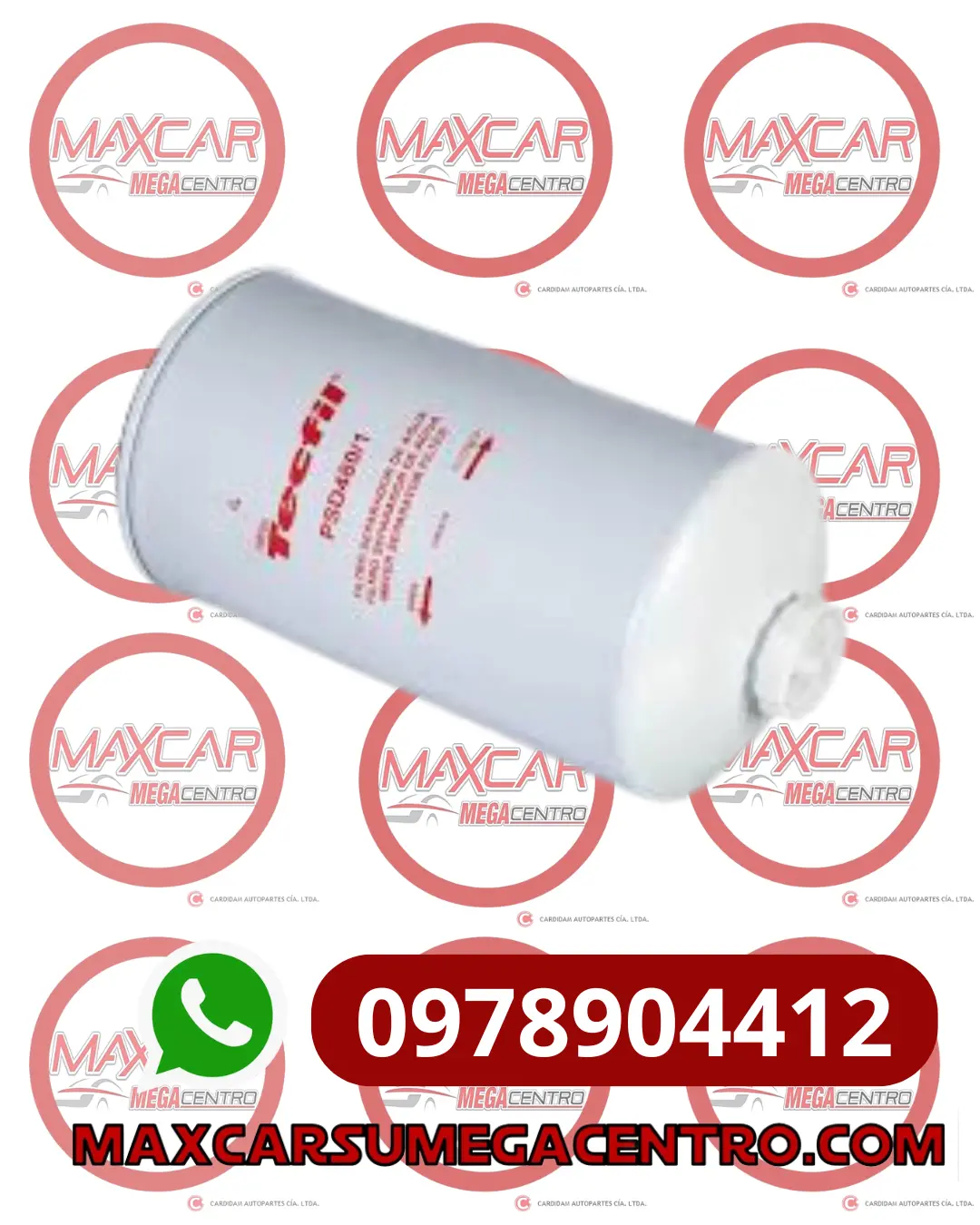 F.Psd480/1 Filtro Combustible Tecfil Mercedes Benz 914C,915C,Sellado 1