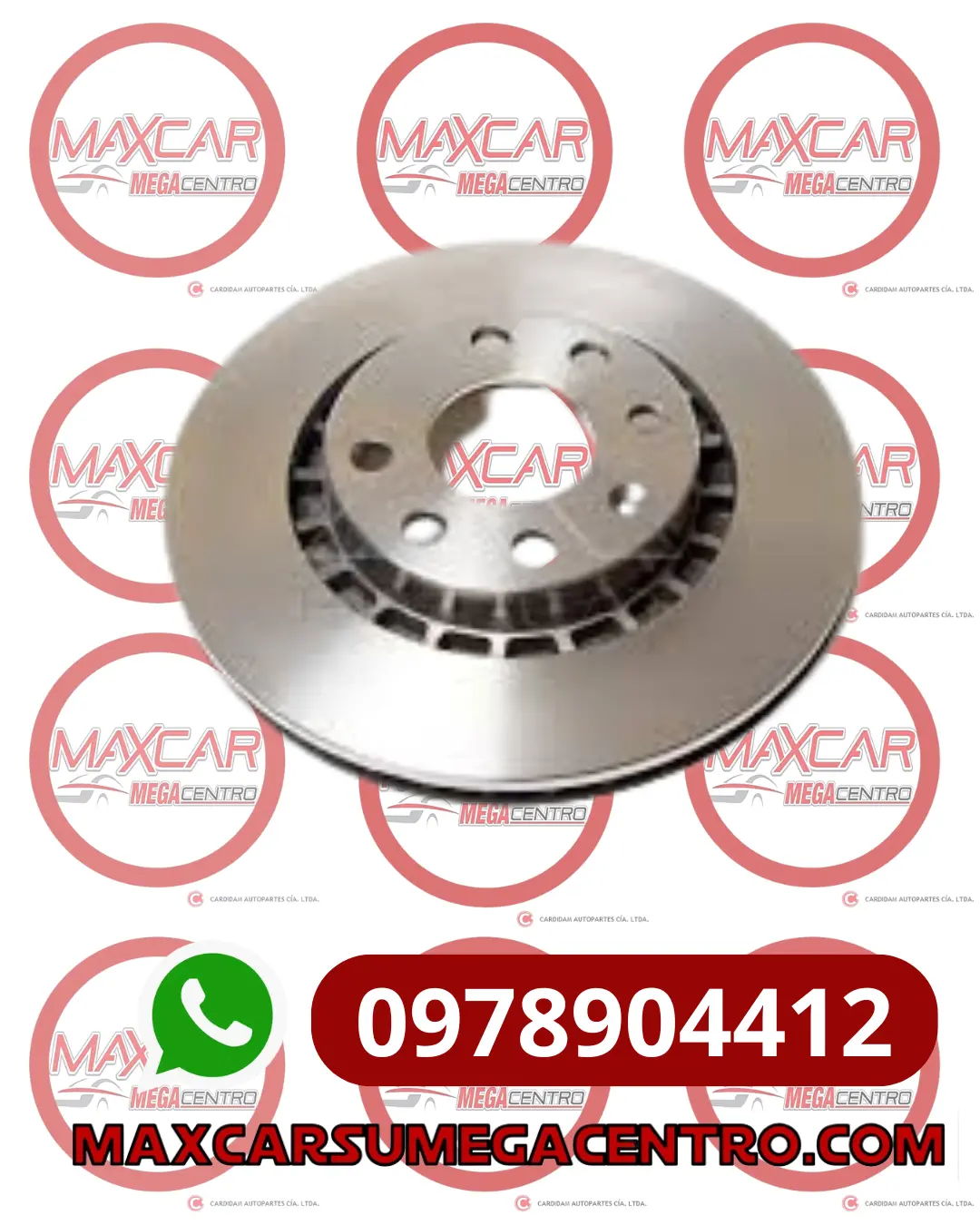 Df.3501075Ba Disco Freno Del Strong 041294 Chery Tiggo 2 1.5L (300X25/23X50) 1