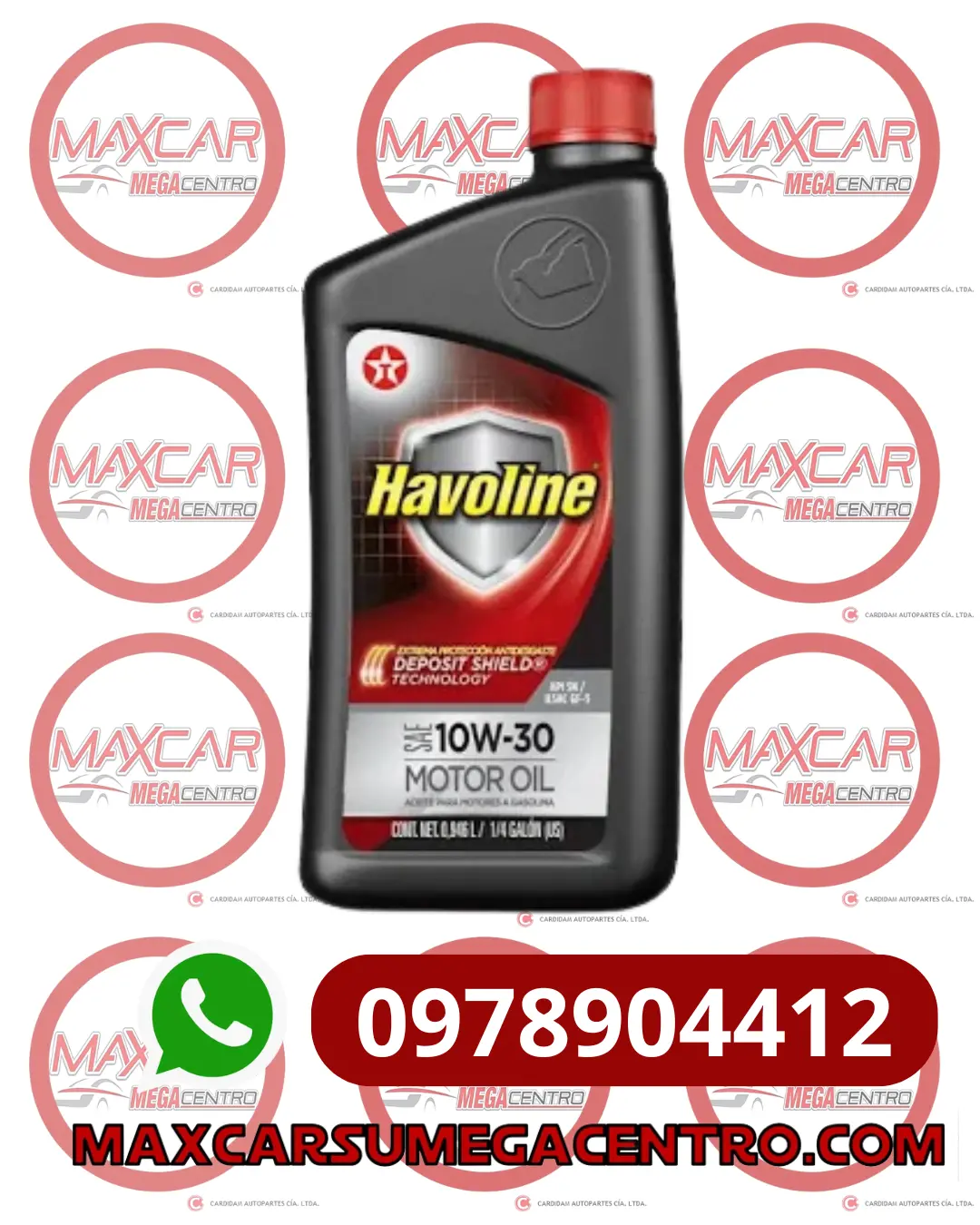 L.10W30 Havoline 1/4 1