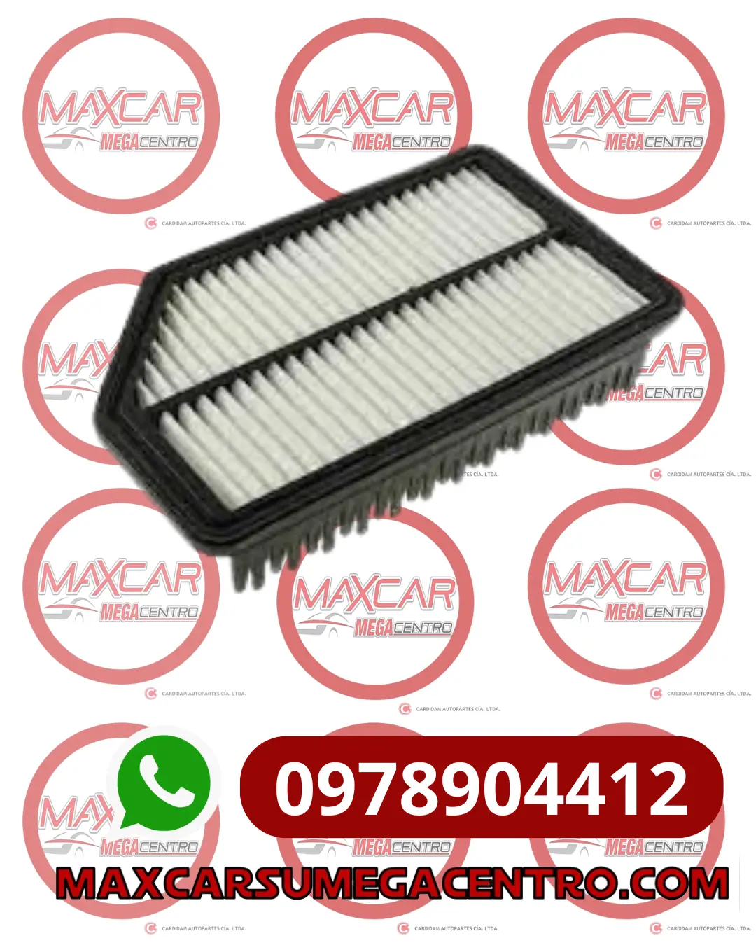 F.Aa2070 Filtro Aire Advance Accent Rio R 2012- (A28640) 1