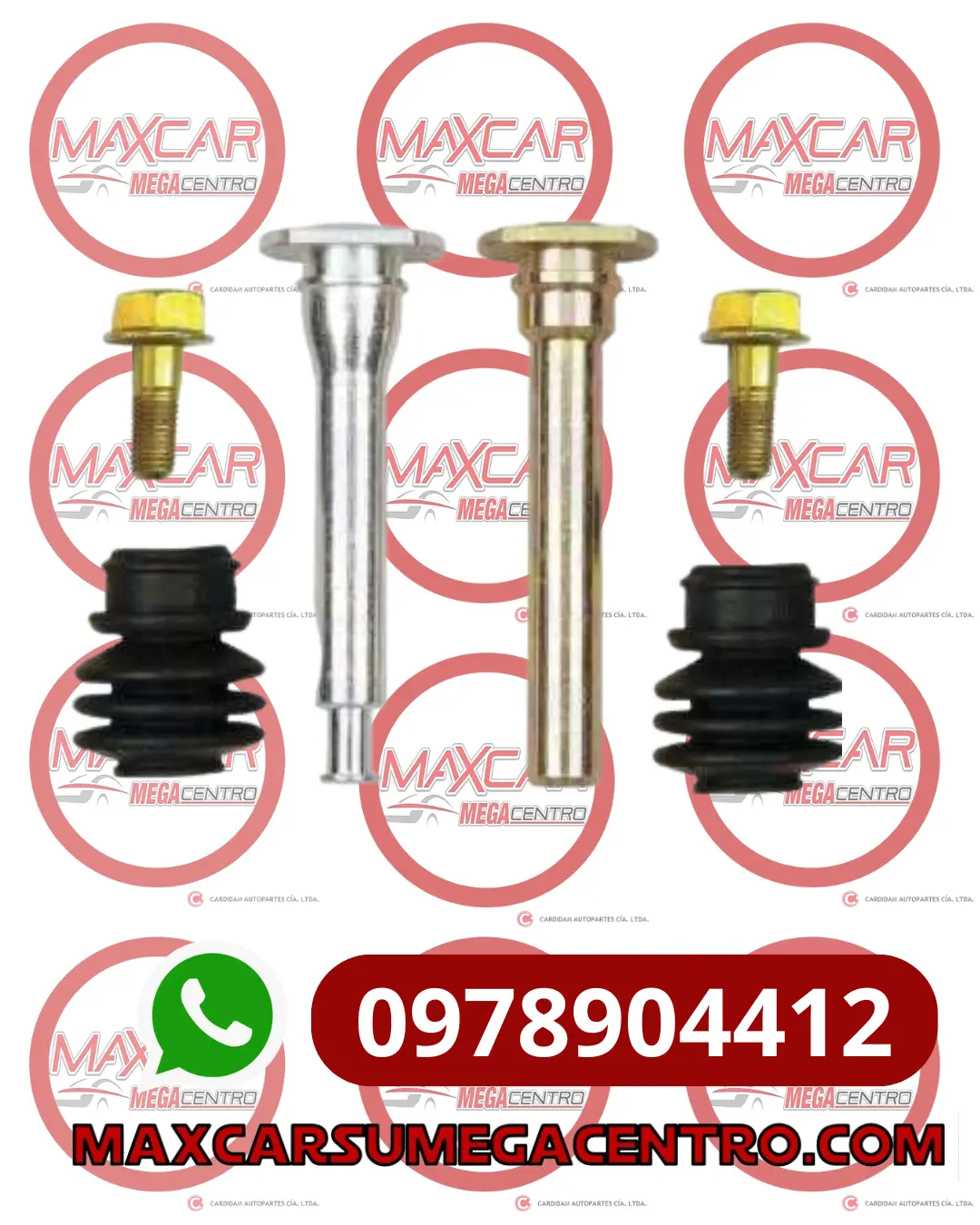 Pmo.At16006  Pernos Mordaza Jaffs Dmax 4X4 / Xtrail/Corolla 03-06 (242133) D1677 1