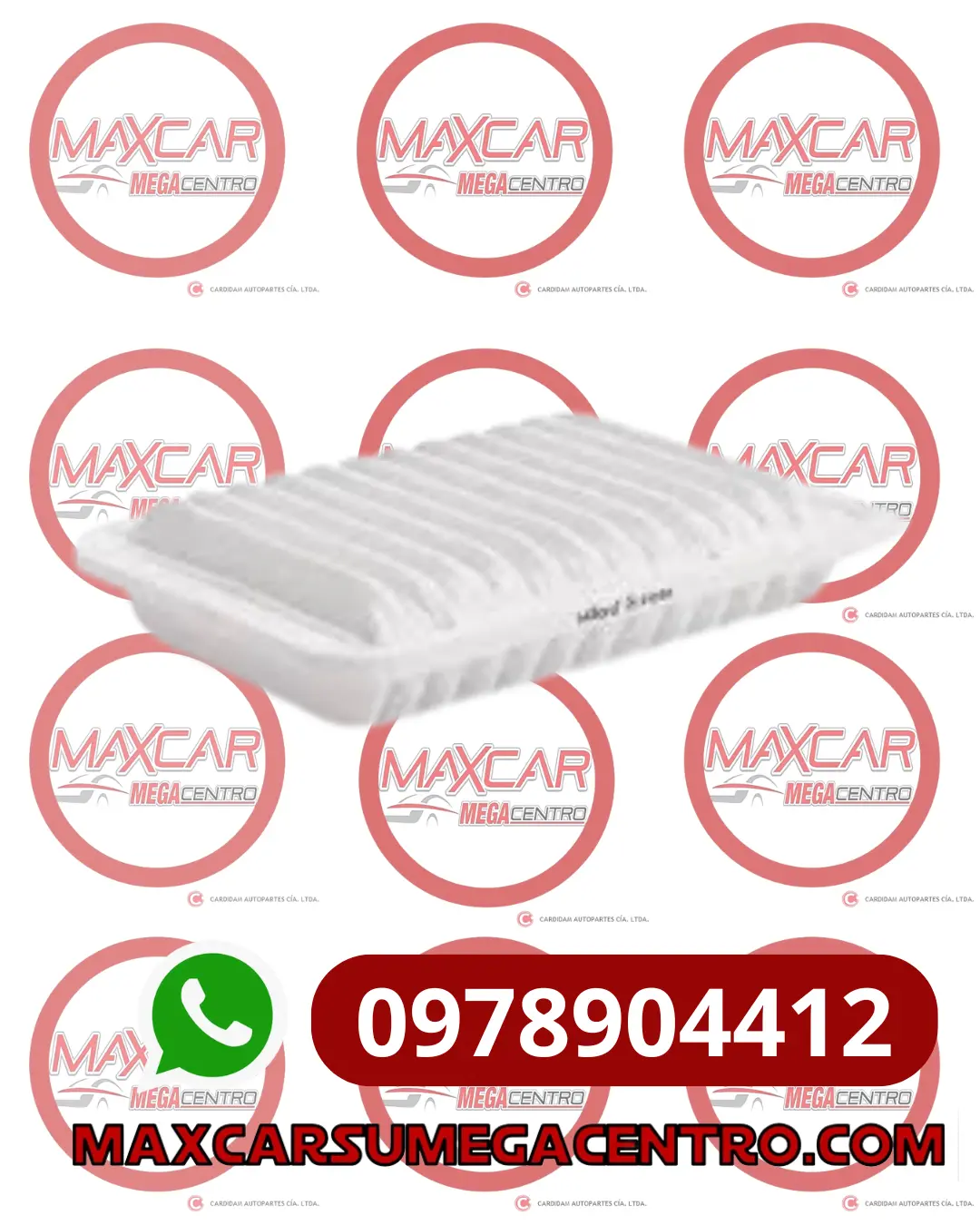 F.Aa10190 Filtro Aire Advance Yaris Sedan 1.3 07-10 Corolla 1.6 10-11 (Mk21050) 1