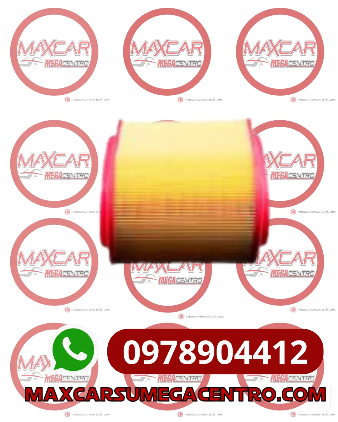 F.Aa9551 Filtro Aire Advance H1 Starex 2.4 Crdi (04-06) Ovalado Alto (Mk-9551) 1