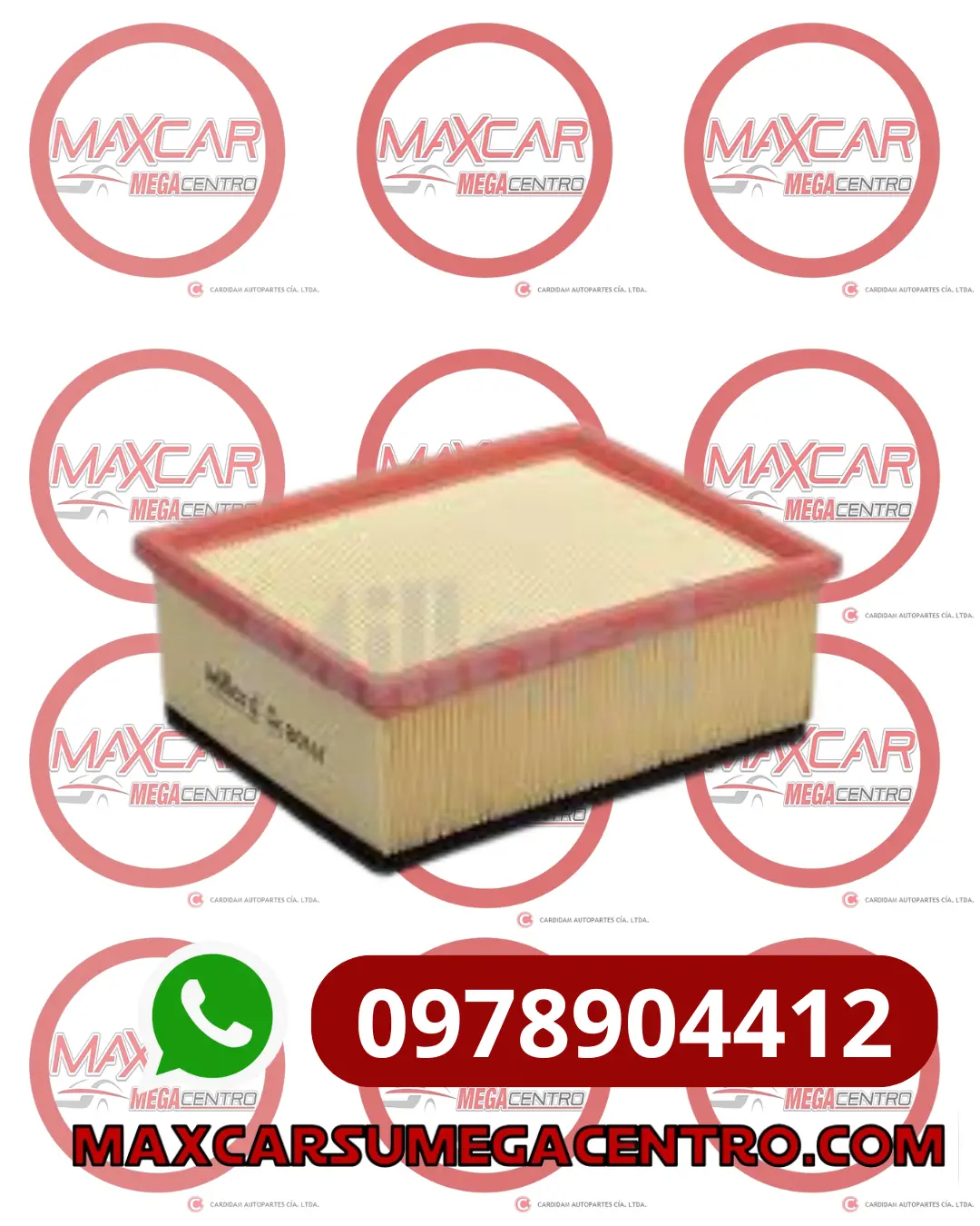 F.Aa9622 Filtro Aire Advance Peugeot 206 1.6 8V 16V Citroen Xsara Picasso (Mk80161)(Arl5050) 1