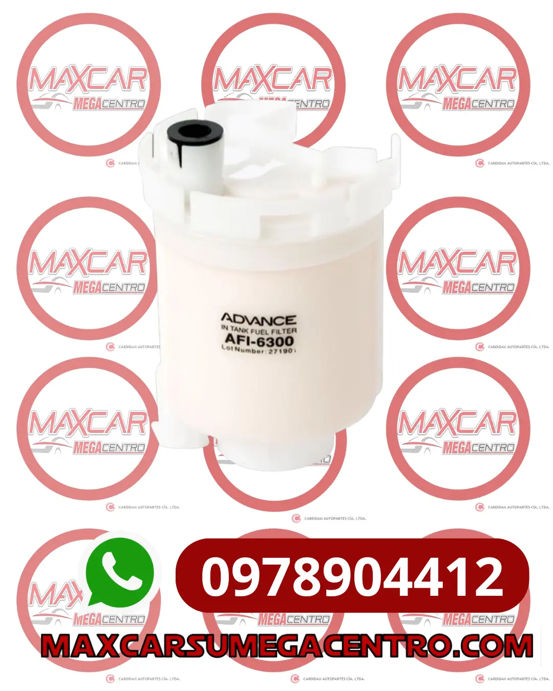 F.Afi6300 Filtro Combustible Advance Corolla (Sumergible) 1