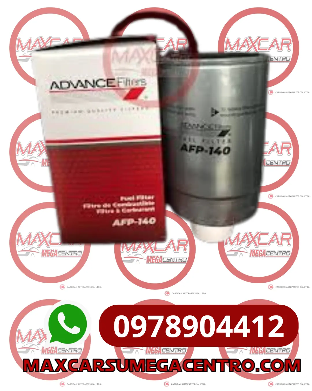 F.Afp140 Filtro Combustible Advance Jac T6 Diesel Sorento Mahindra Diesel Afp179 1