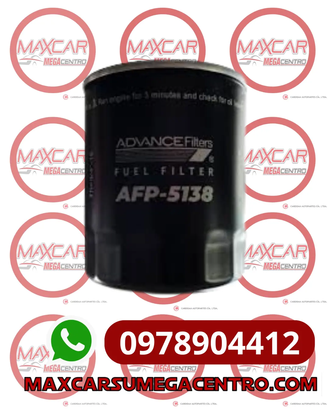 F.Afp5138 Filtro Combustible Advance Nhr Dmax Hino 1