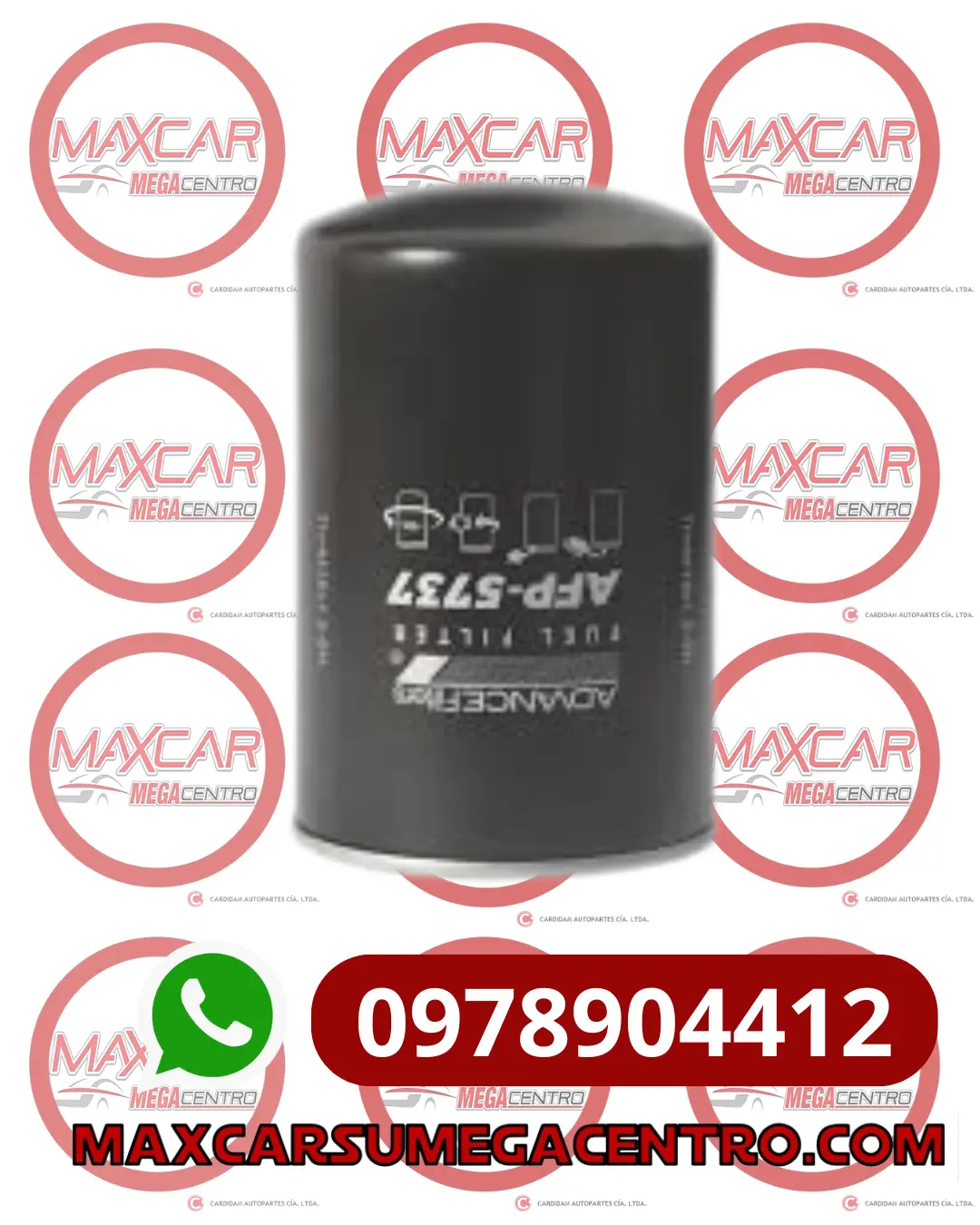 F.Afp5737 Filtro Combustible Advance Sinotruck Howo Zz1057 2.7L 1