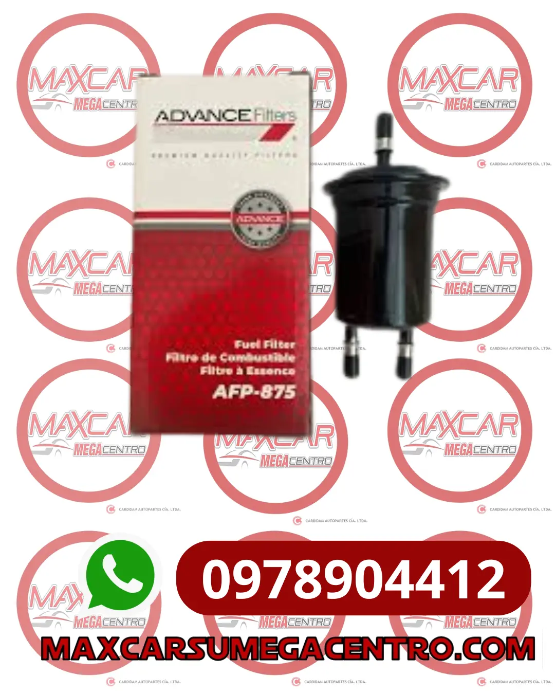 F.Afp875 Filtro Combustible Advance Brillance Swm G01 Chery Cjx 40 1