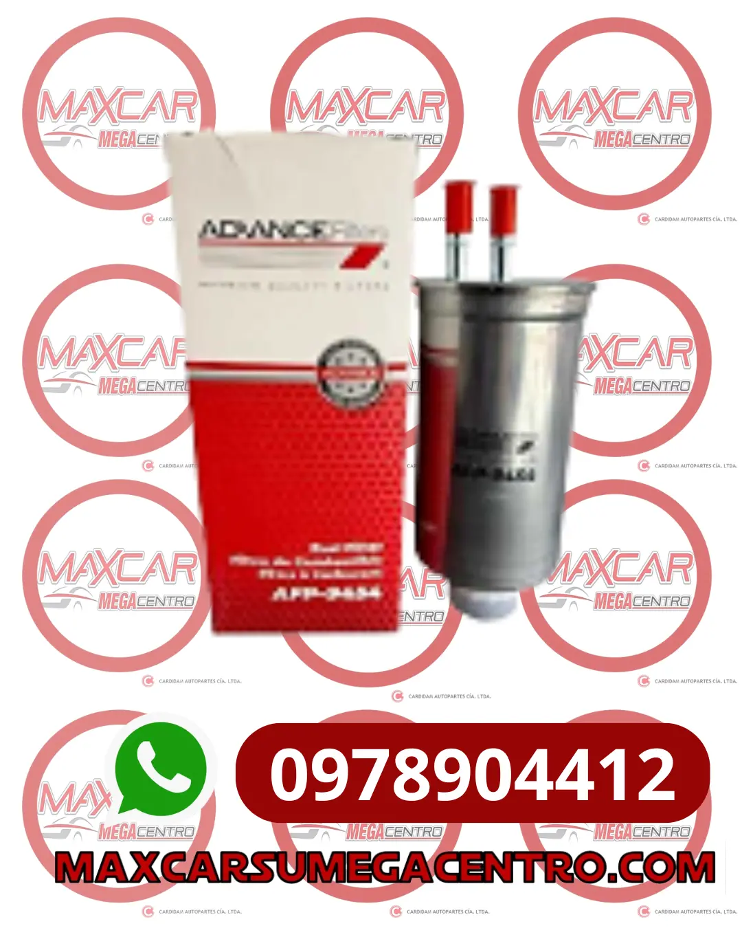 F.Afp9454 Filtro Combustible Advance Jmc 520 Touring 2.8T  (Dos Tomas) 1