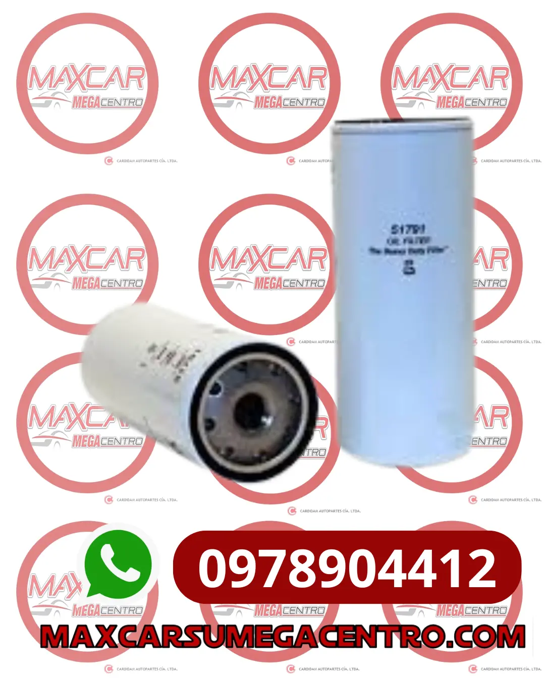 F.Ao667/1 Filtro Aceite Advance Caterpillar Mack Scania Volvo (Ph49a Lf667 C5510 Lfp3191 Psl417) 1